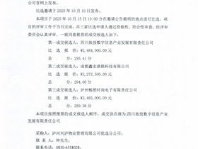 數(shù)據(jù)要素交易流通平臺軟件開發(fā)采購項(xiàng)目成交結(jié)果公示